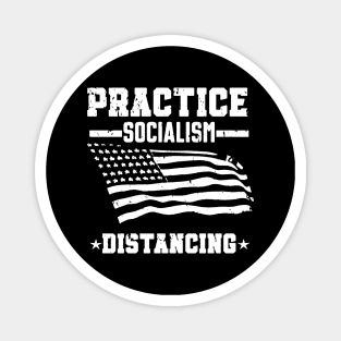 Practice Socialism Distancing Magnet